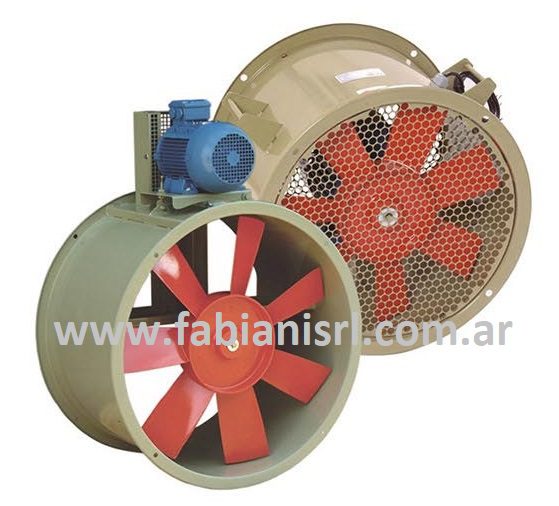 Extractor ventilador centrifugo de gran caudal