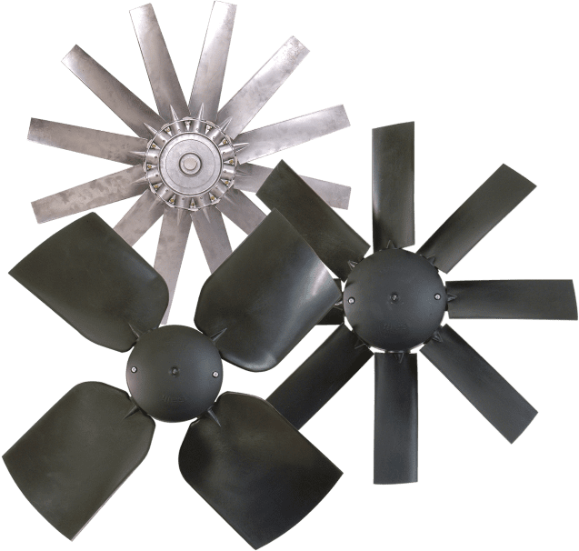Hélices para extractores y ventiladores de aire